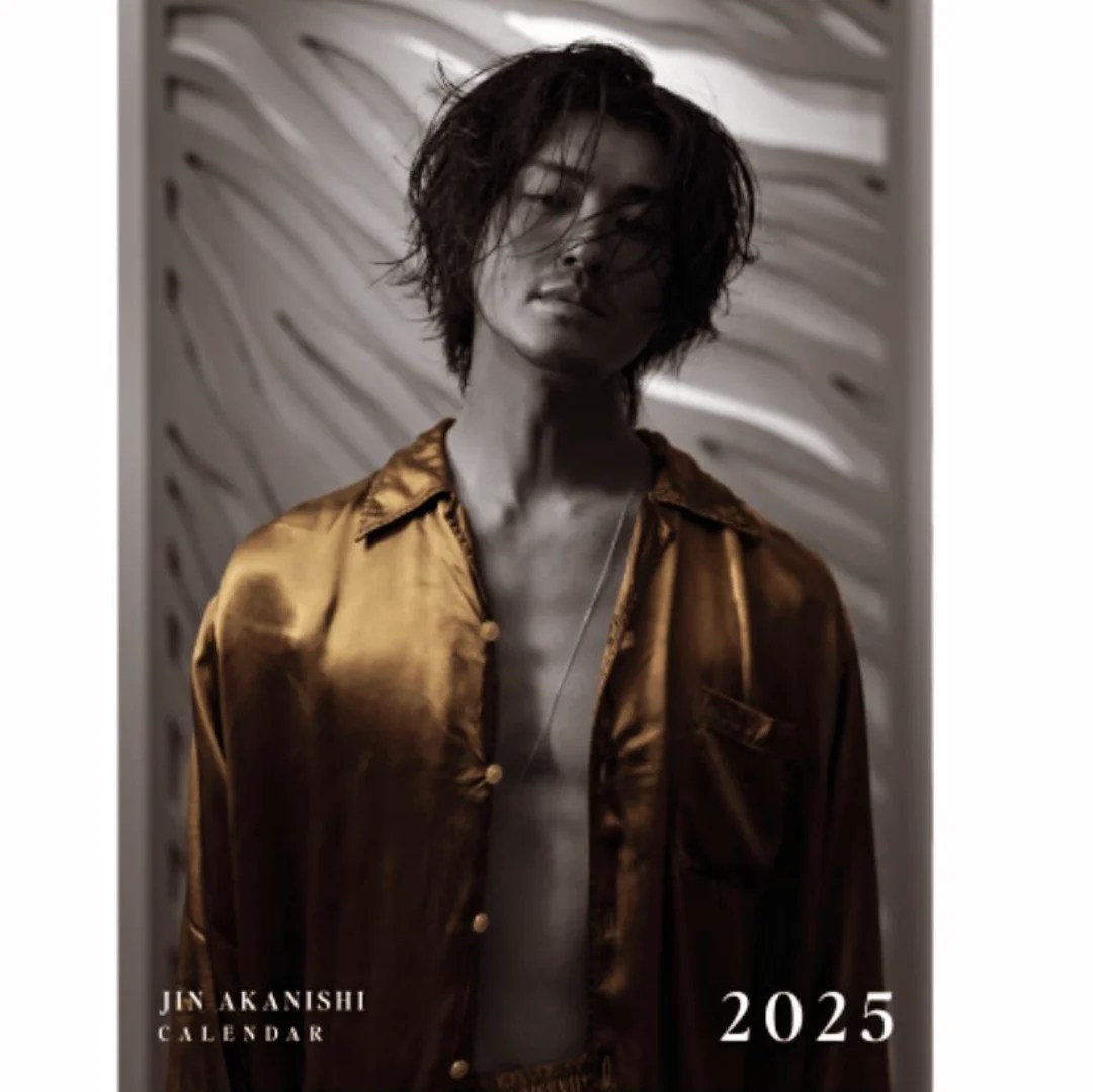 Jin Akanishi's 2025 calendar has been revealed. #jinakanishi #赤西仁