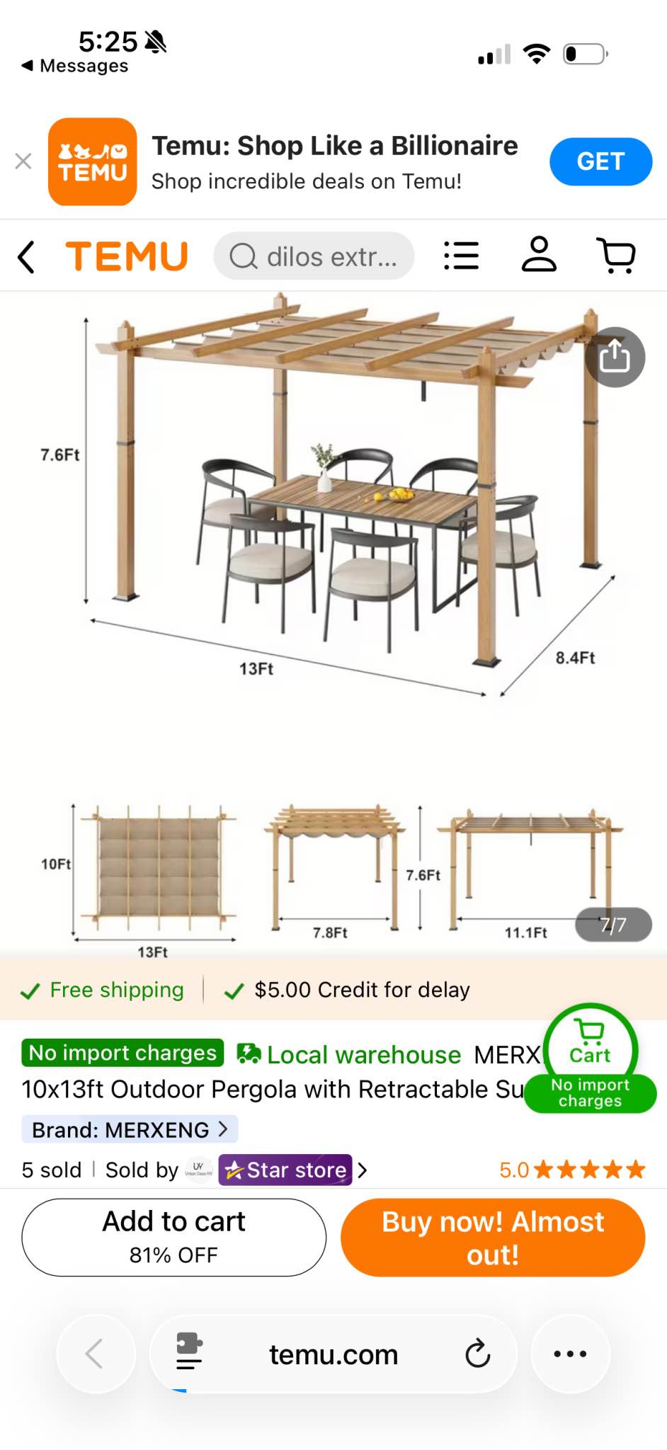 Pergola - Pergolas - Orlando, Florida | Facebook Marketplace | Facebook
