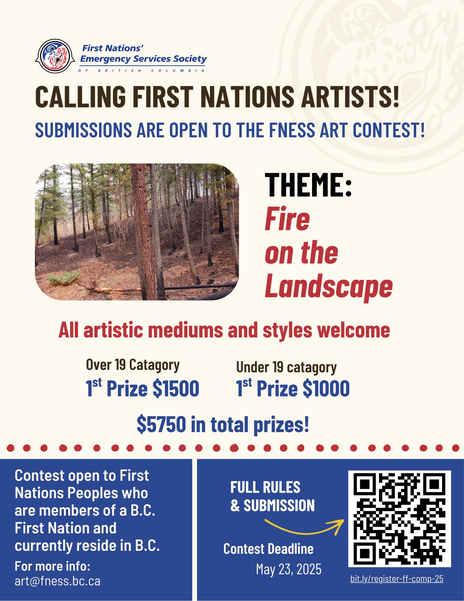 First - Attention First Nations Artists! Our Art Contest is now open ...