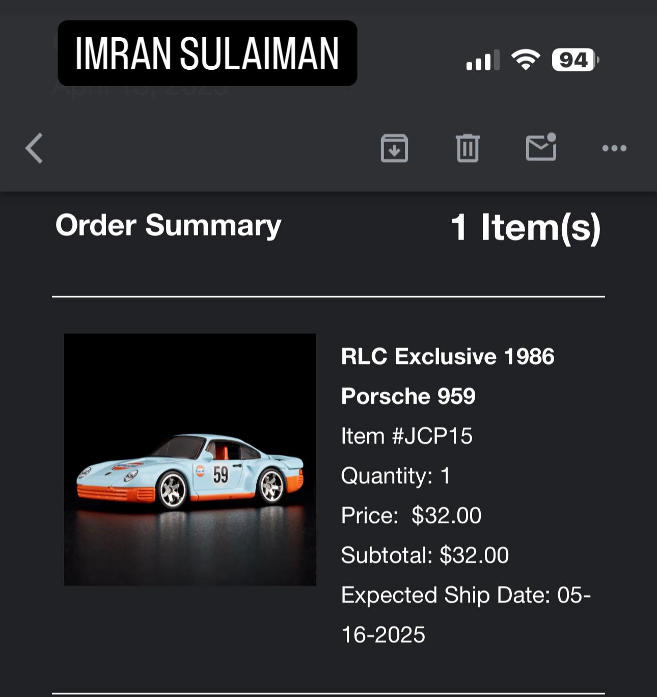 Salam. 💥COMFIRMED ORDER💥 - Available 10 unit only - HOT WHEELS