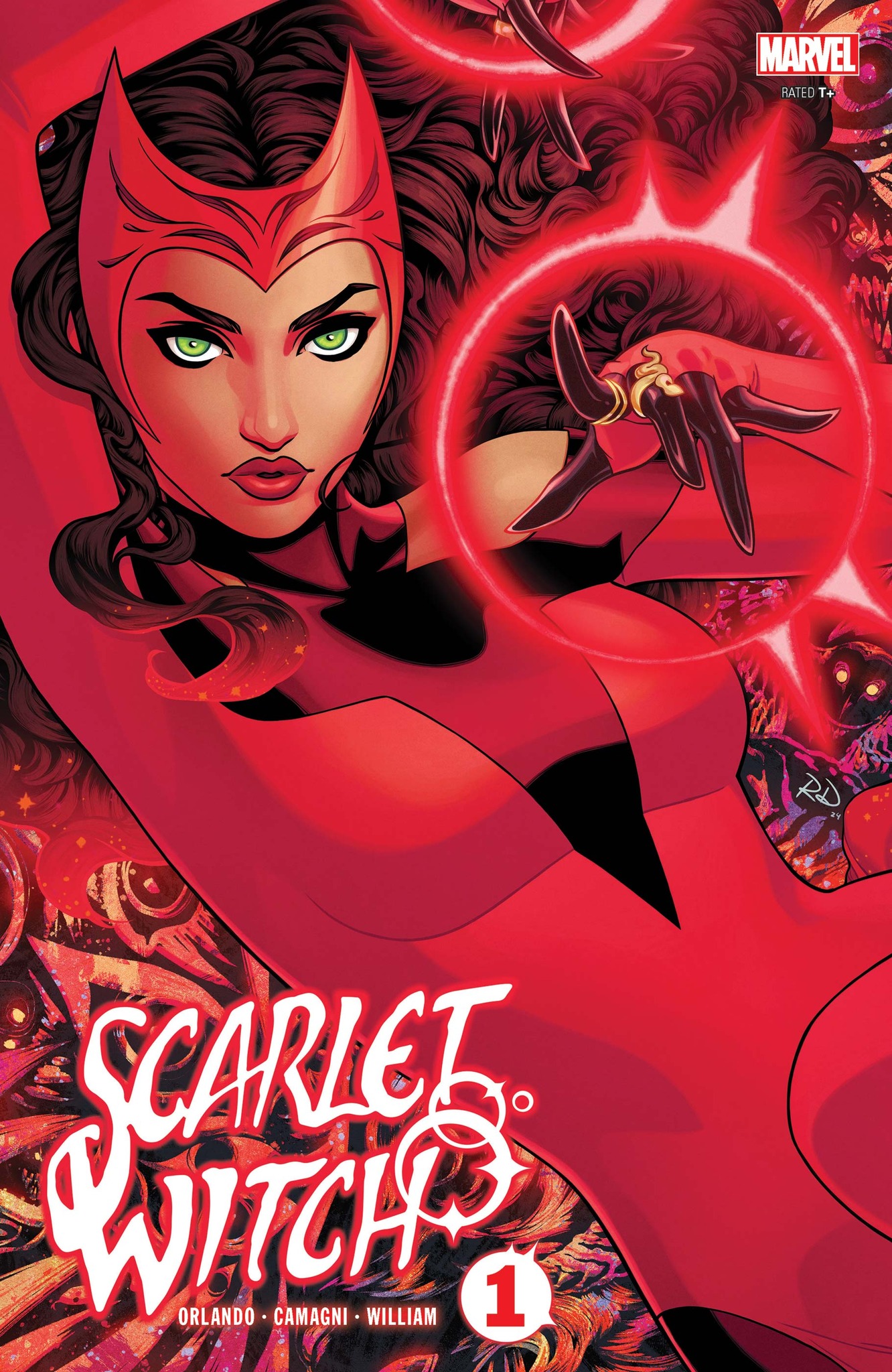 On sale today! Steve Orlando returns to continue his Scarlet Witch