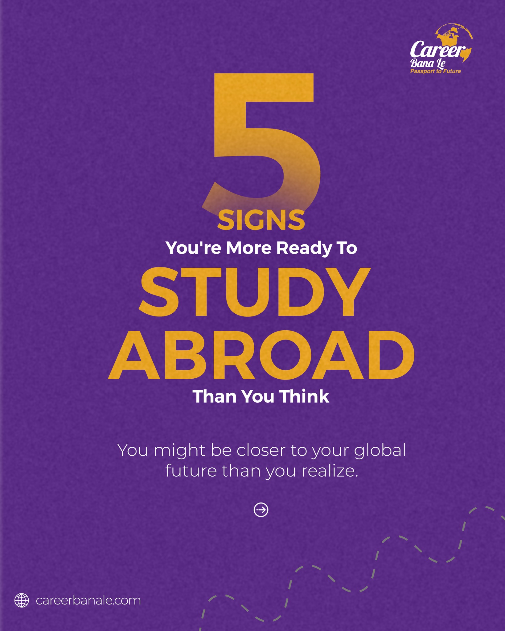 Sometimes, the biggest sign that you're ready to study abroad isn