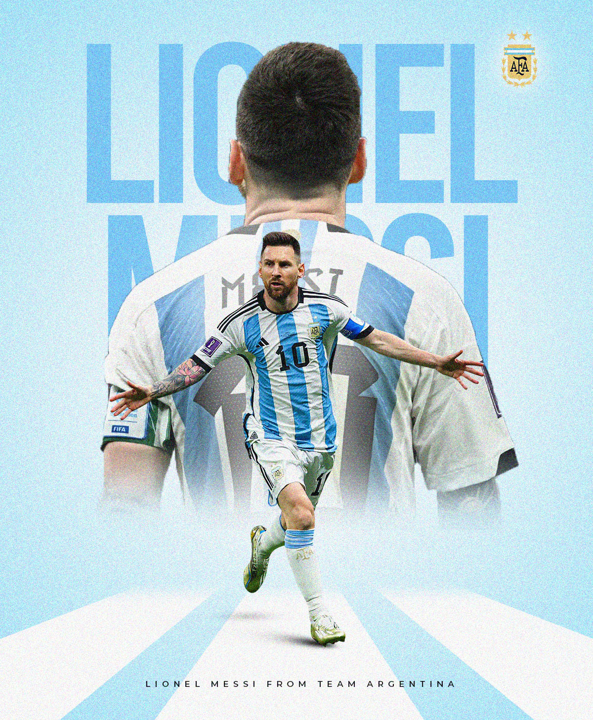Lionel Messi Poster⬇️... - Wassi Designnetic | Facebook