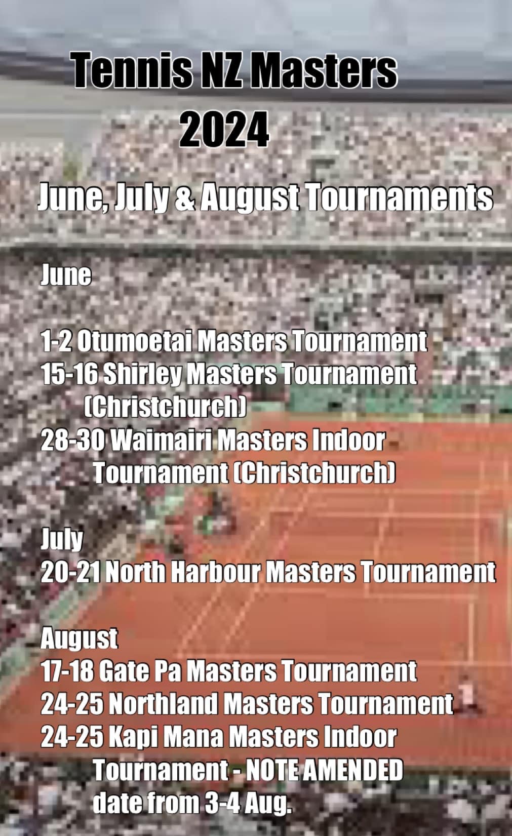 Tennis Masters Auckland