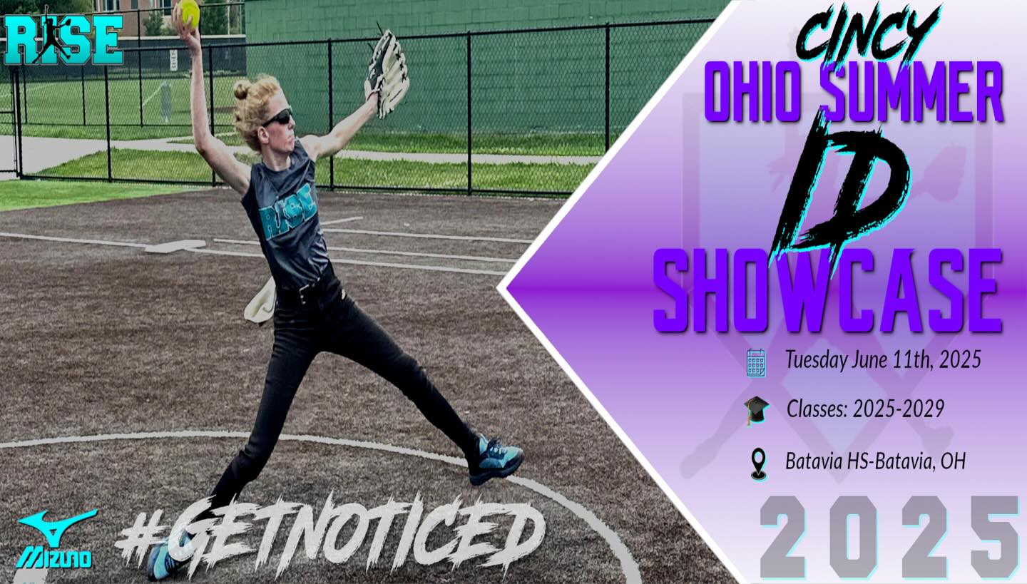 RISE Softball Midwest - 🚨New Event Release🚨 🥎 CINCY Summer ID Showcase ...