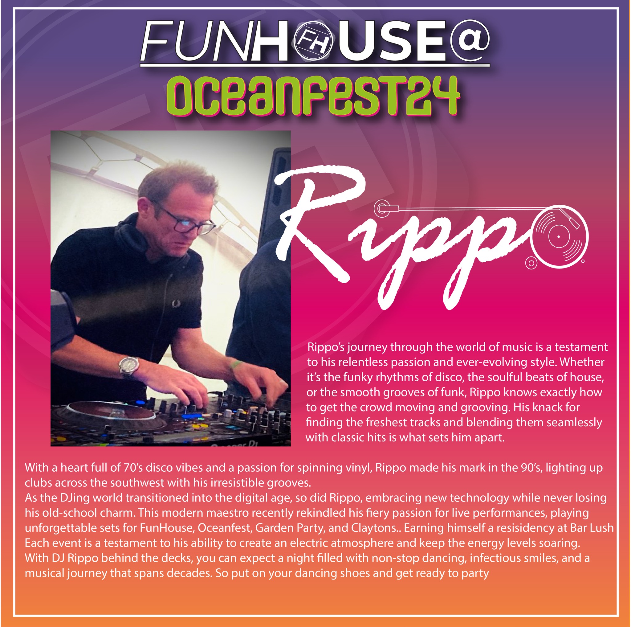 FunHouse - Rippo is bringing his incredible beats to the...