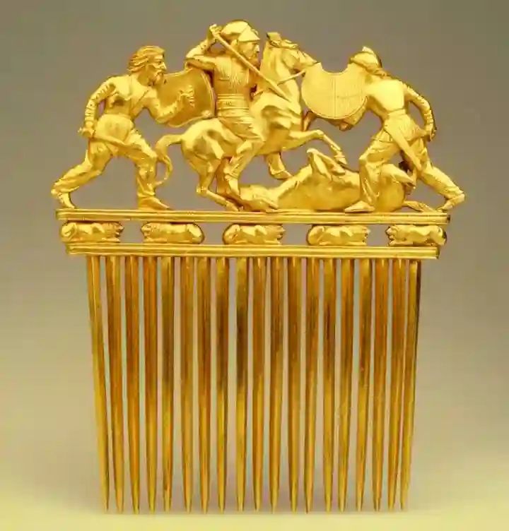 M Zohaib - Scythian golden comb probably made by the Greeks🇬🇷 in the ...
