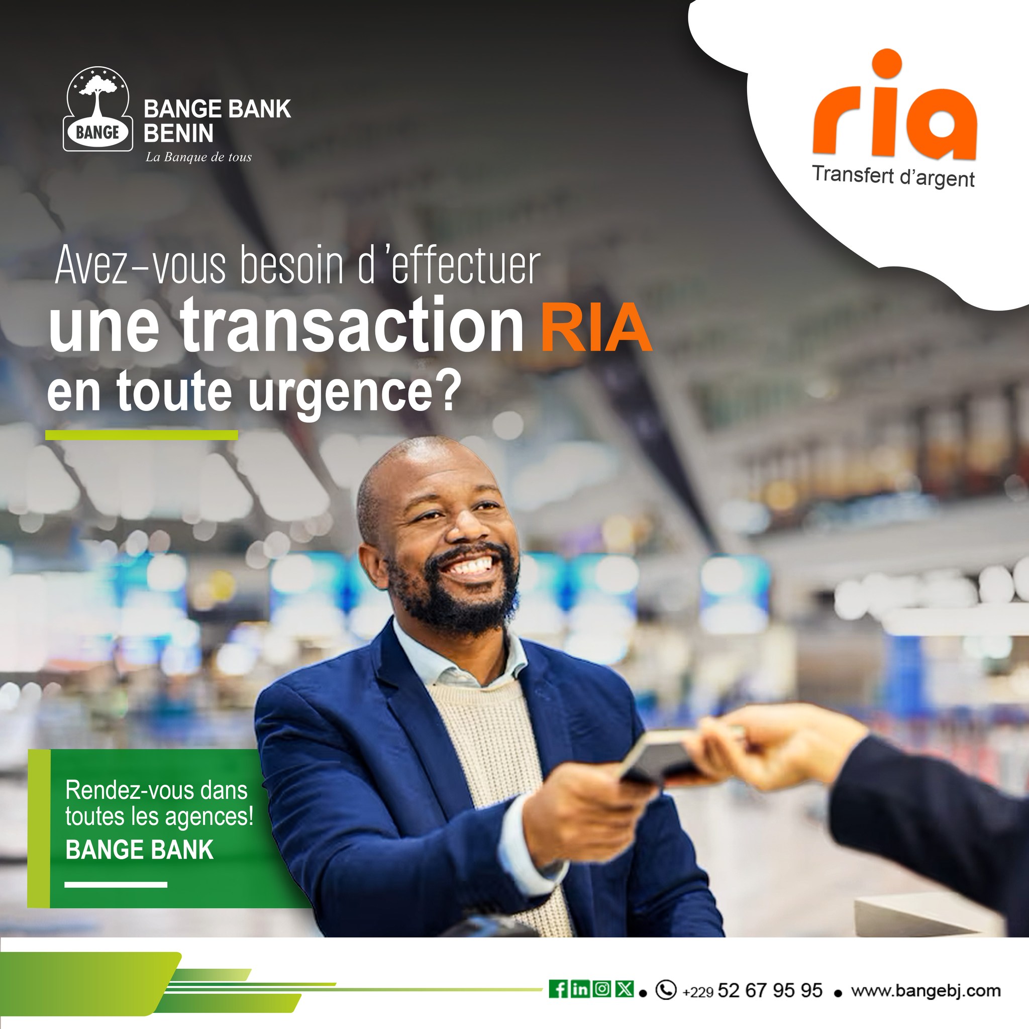 BANGE - 🚀 Un clin d’œil, un clic… et c’est parti ! Avec RIA chez BANGE ...