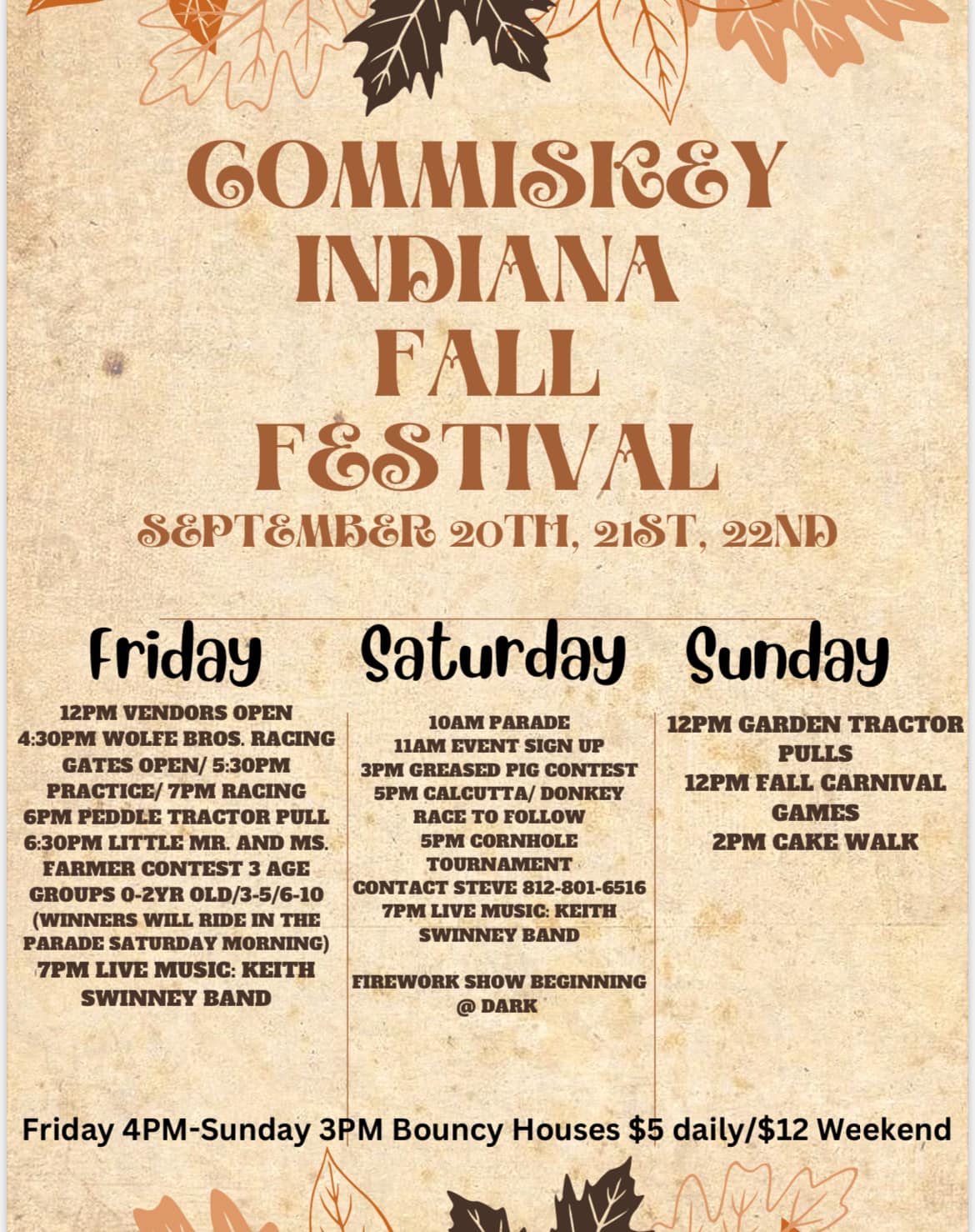 Commiskey - ‼️Mark your calendars‼️ Another fun filled festival will be ...