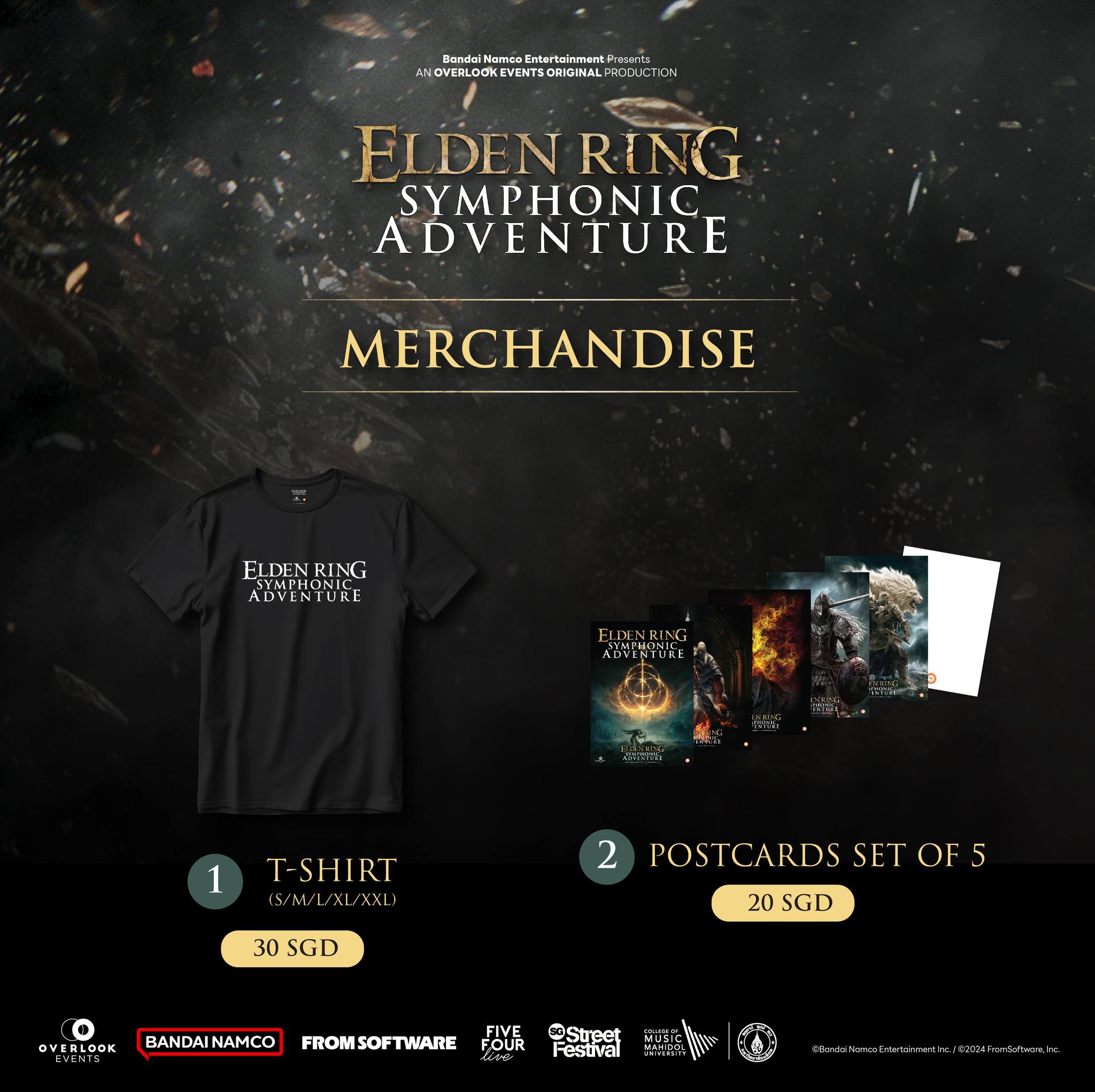Merchandise List for ELDEN RING Symphonic Adventure Join us and