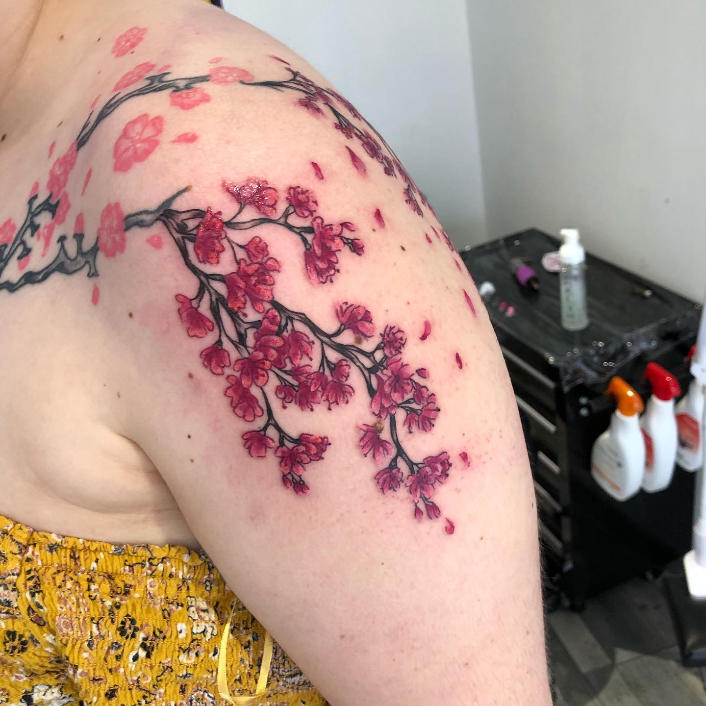 Branche De Cerisier Japonais Tatouage