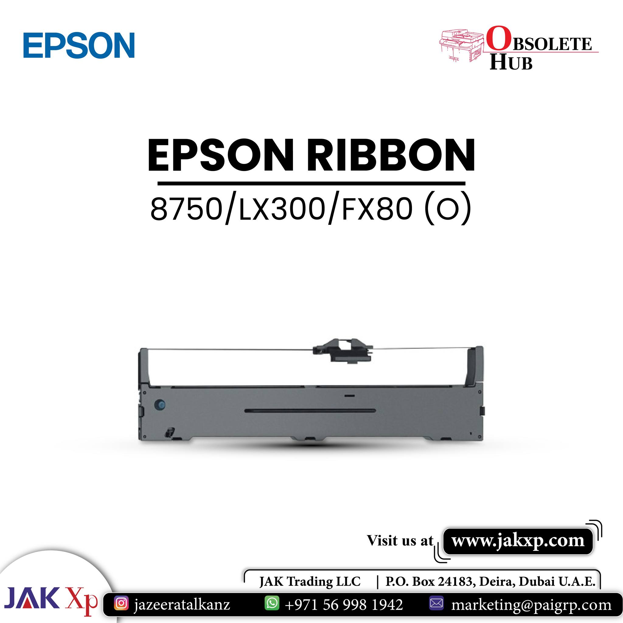 Obsolete - Epson Ribbon 8750/lx300/FX80 (O) - Order now!! https://wa ...