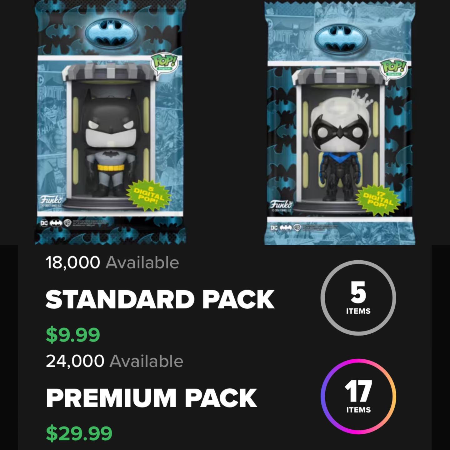 おまけ NFT POP Funko Batman Digital