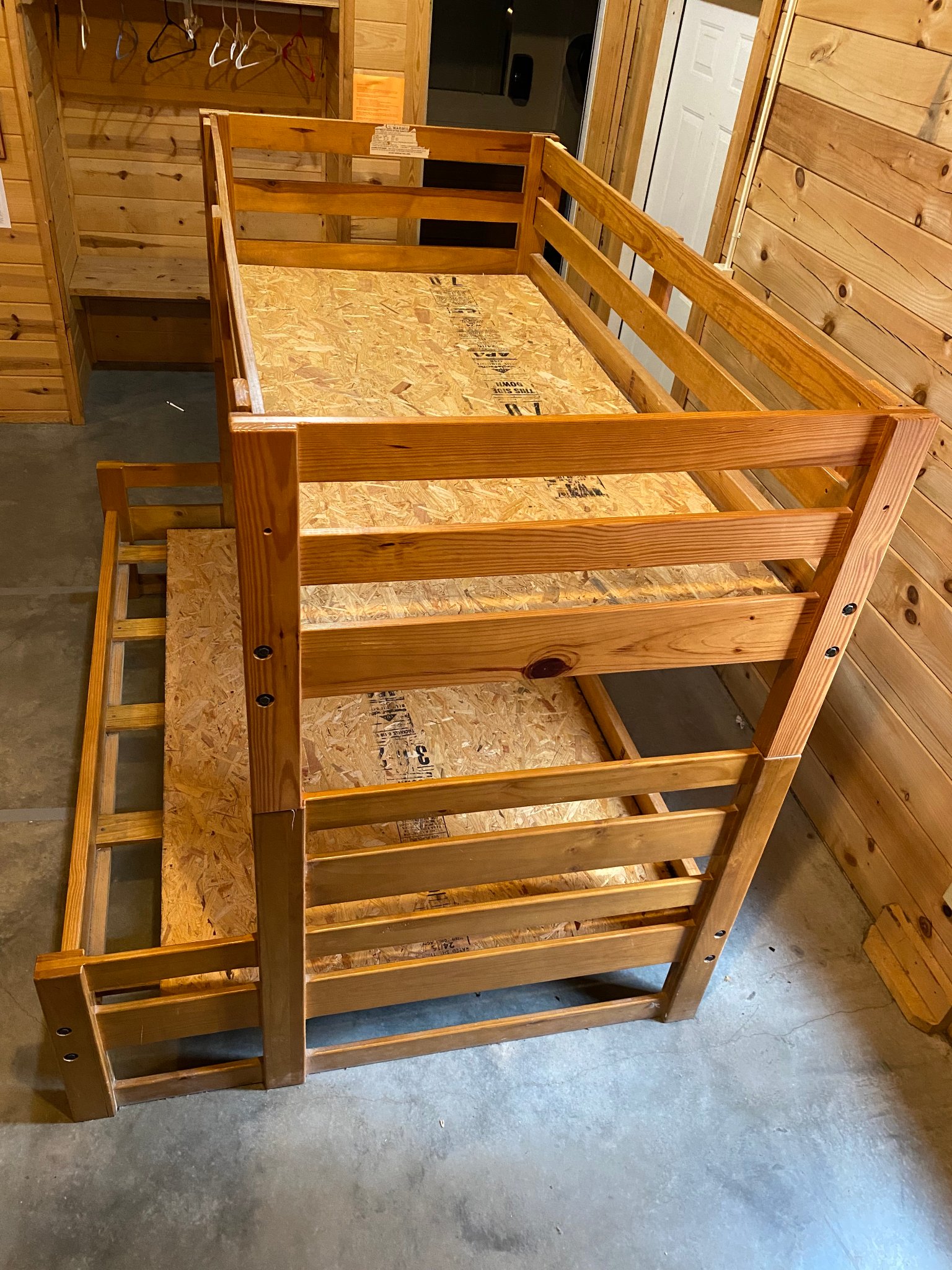 For Sale: Heavy Duty Wooden Bunk Beds – Excellent Condition! - Beds