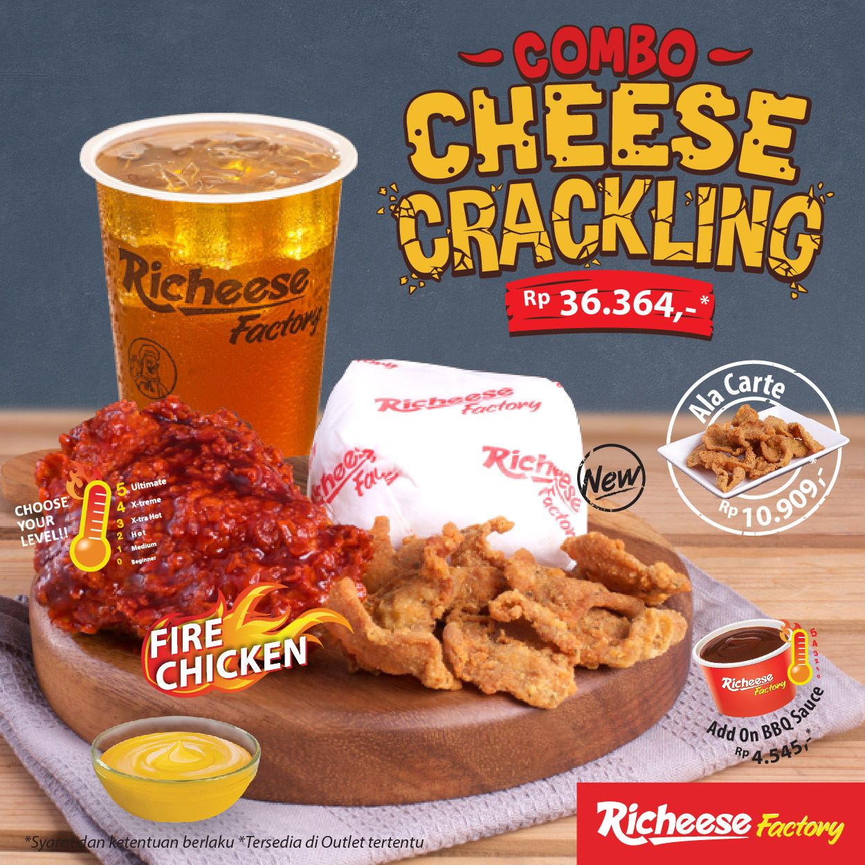 WAJIB COBA! Menu baru dari Richeese... - Richeese Factory ID | Facebook