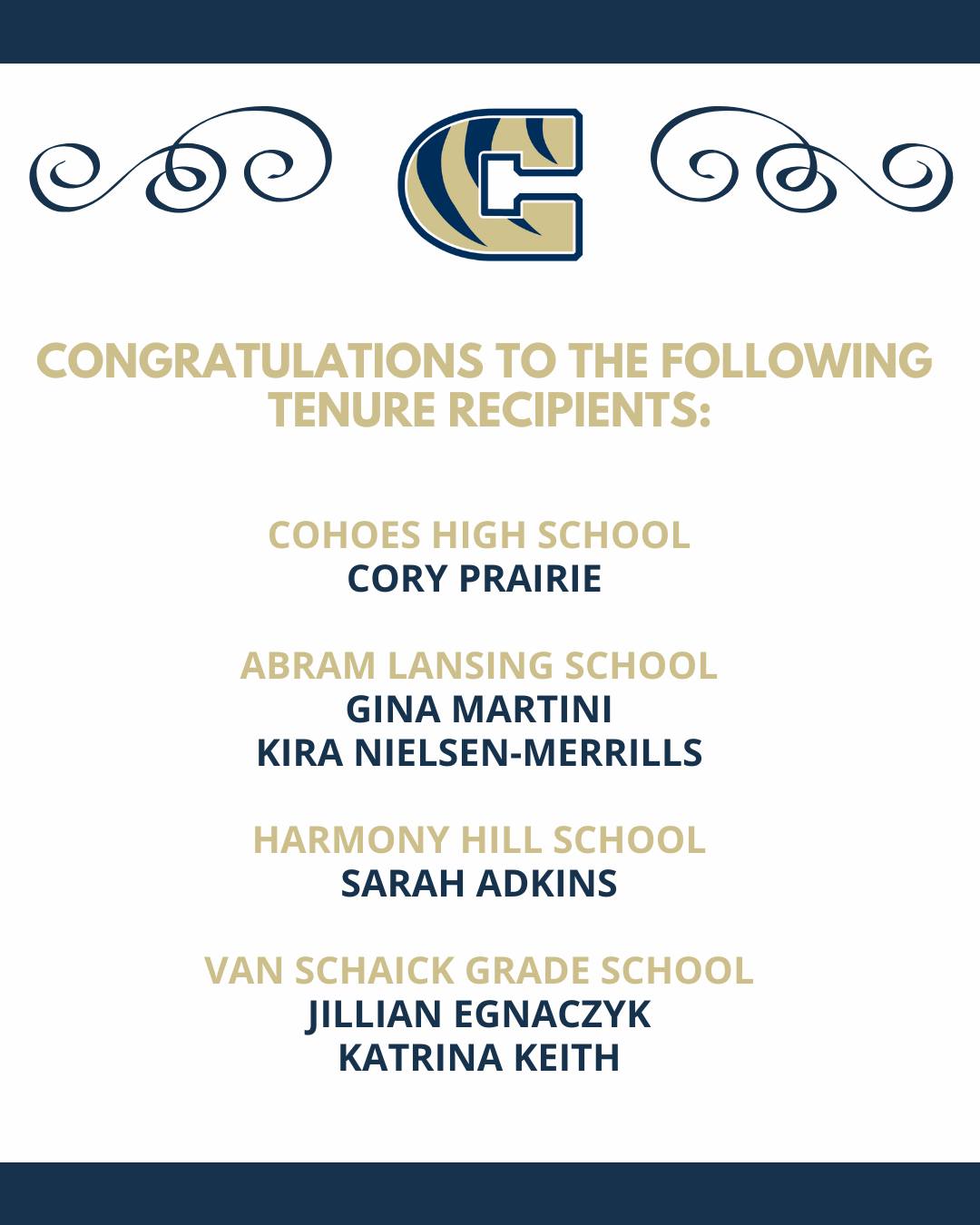 🎉 👏 Congratulations to the... - Cohoes City School District | Facebook