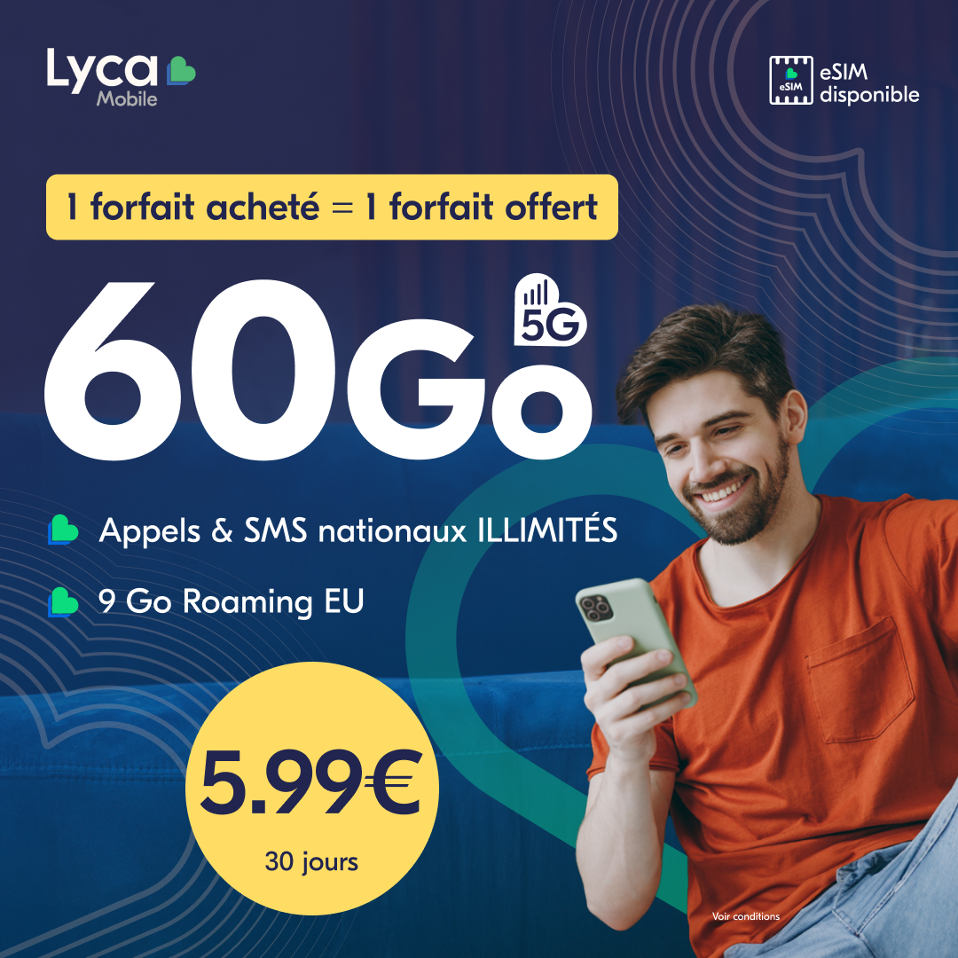 Lycamobile - Restez connecté avec le forfait 60GO de Lyca Mobile ...