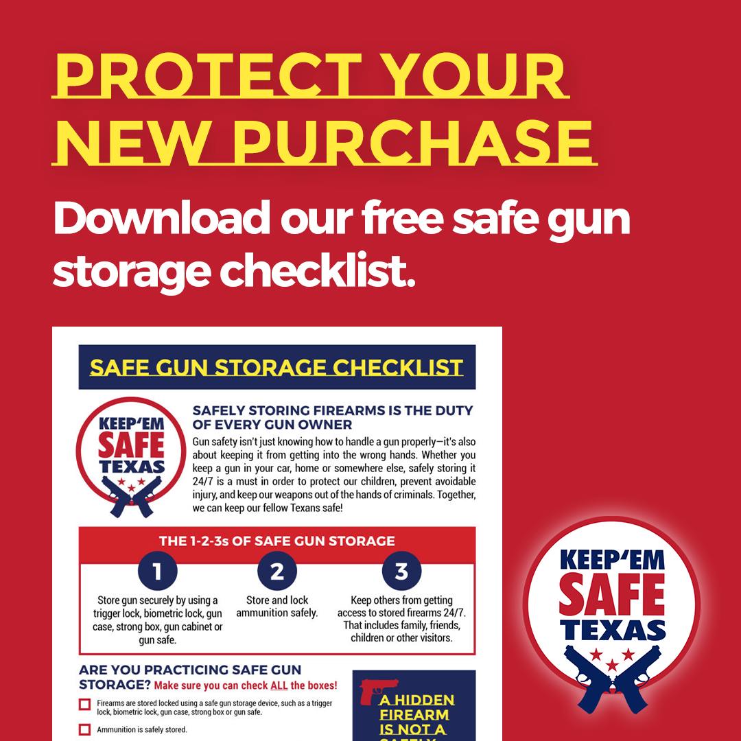 Texas - If you just became a new gun owner, make sure you’re doing the ...