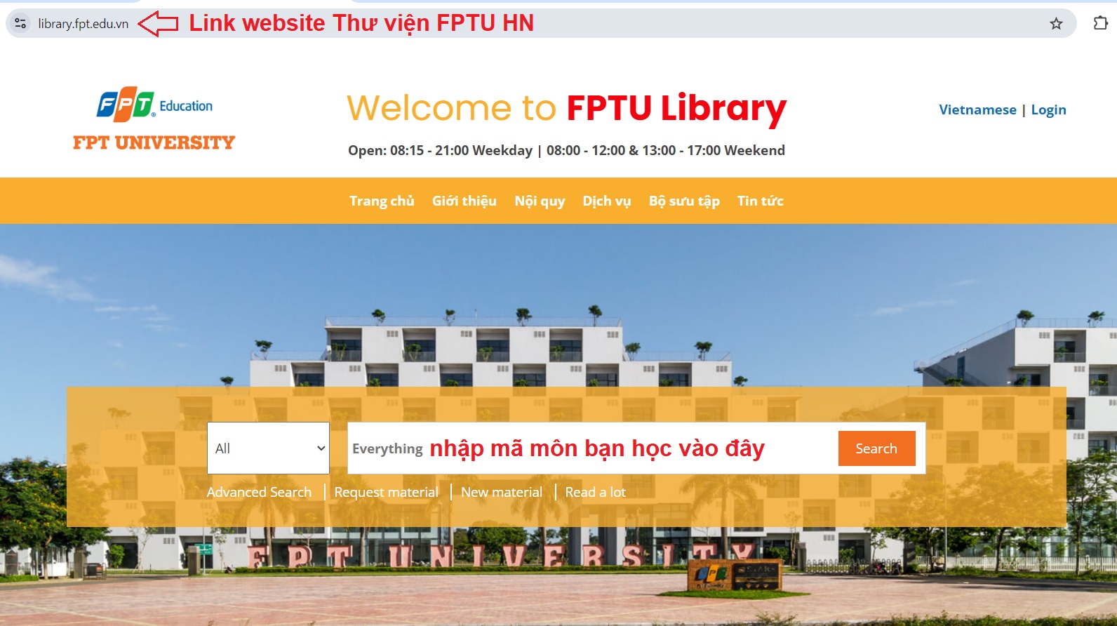 🔥HƯỚNG DẪN CÁCH TRA CỨU MÃ MÔN VÀ... - FPT University Library | Facebook