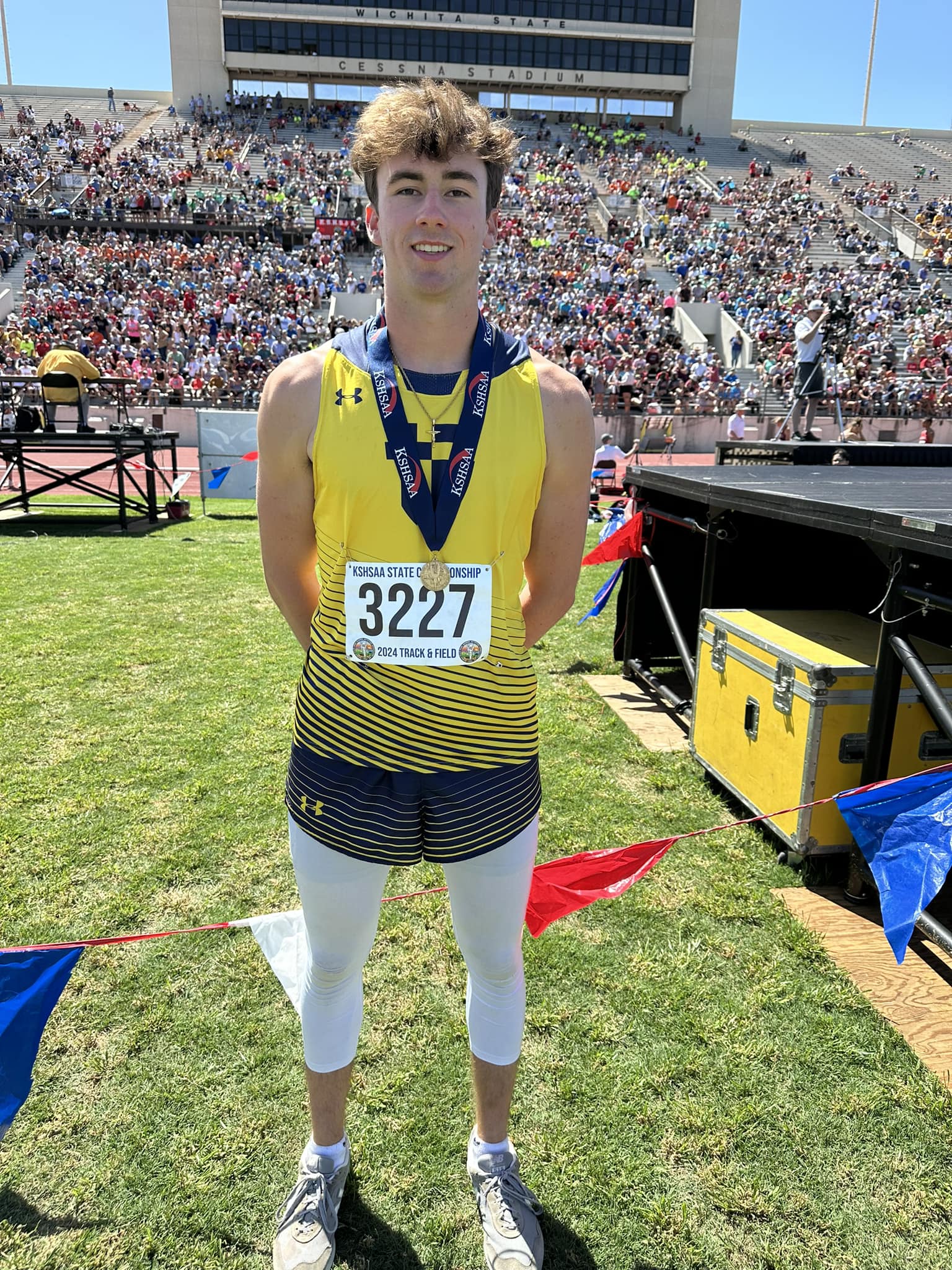 Sports - 5A boys javelin state champion? Joe Loughman of St 