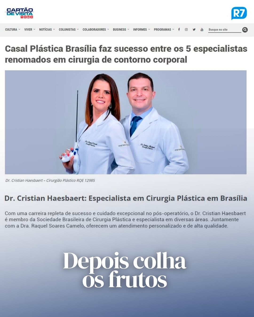 Dr Cristian Haesbaert - Cirurgião Plástico - Botched !!!! Olha quem ...