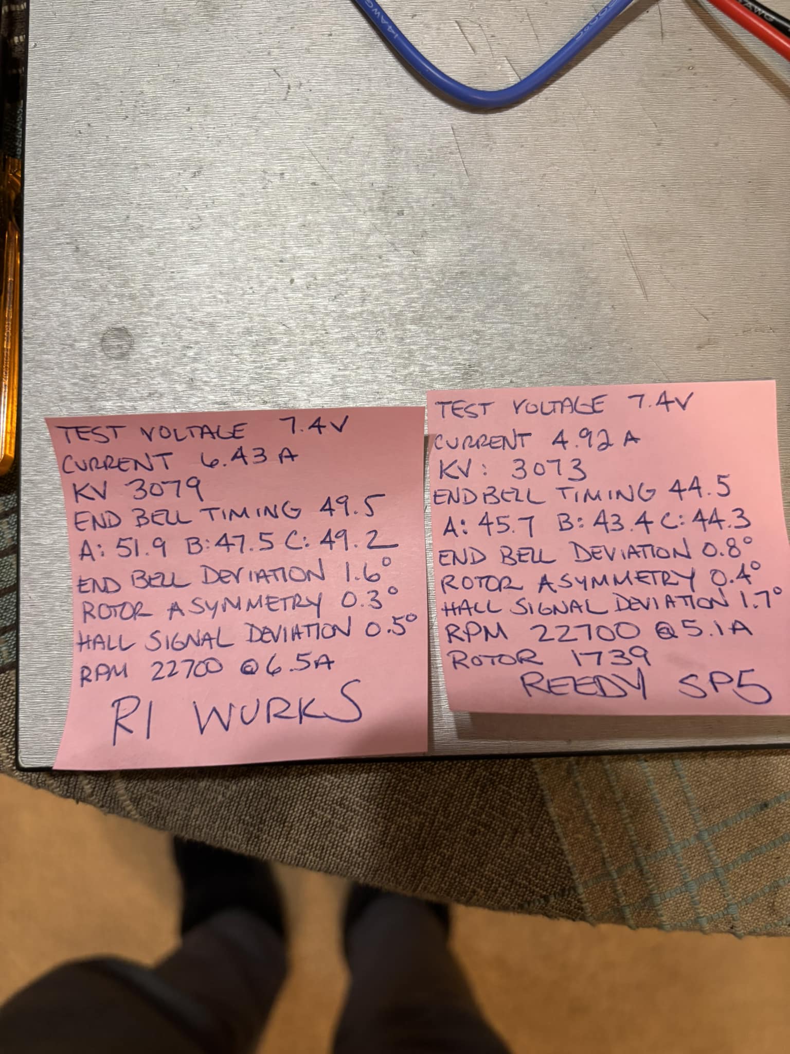 R1 Wurks 17.5 vs Reedy Sp5 Comparison
