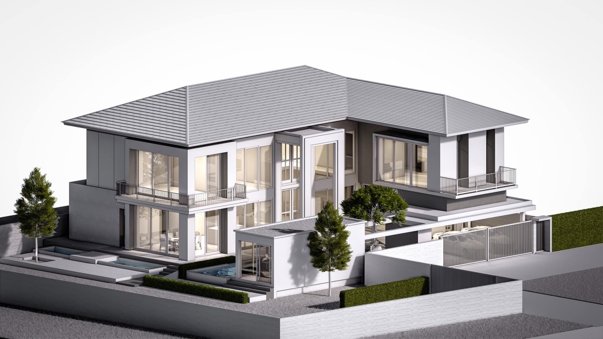 Modern Classic House ... - Intouch Design & Architect