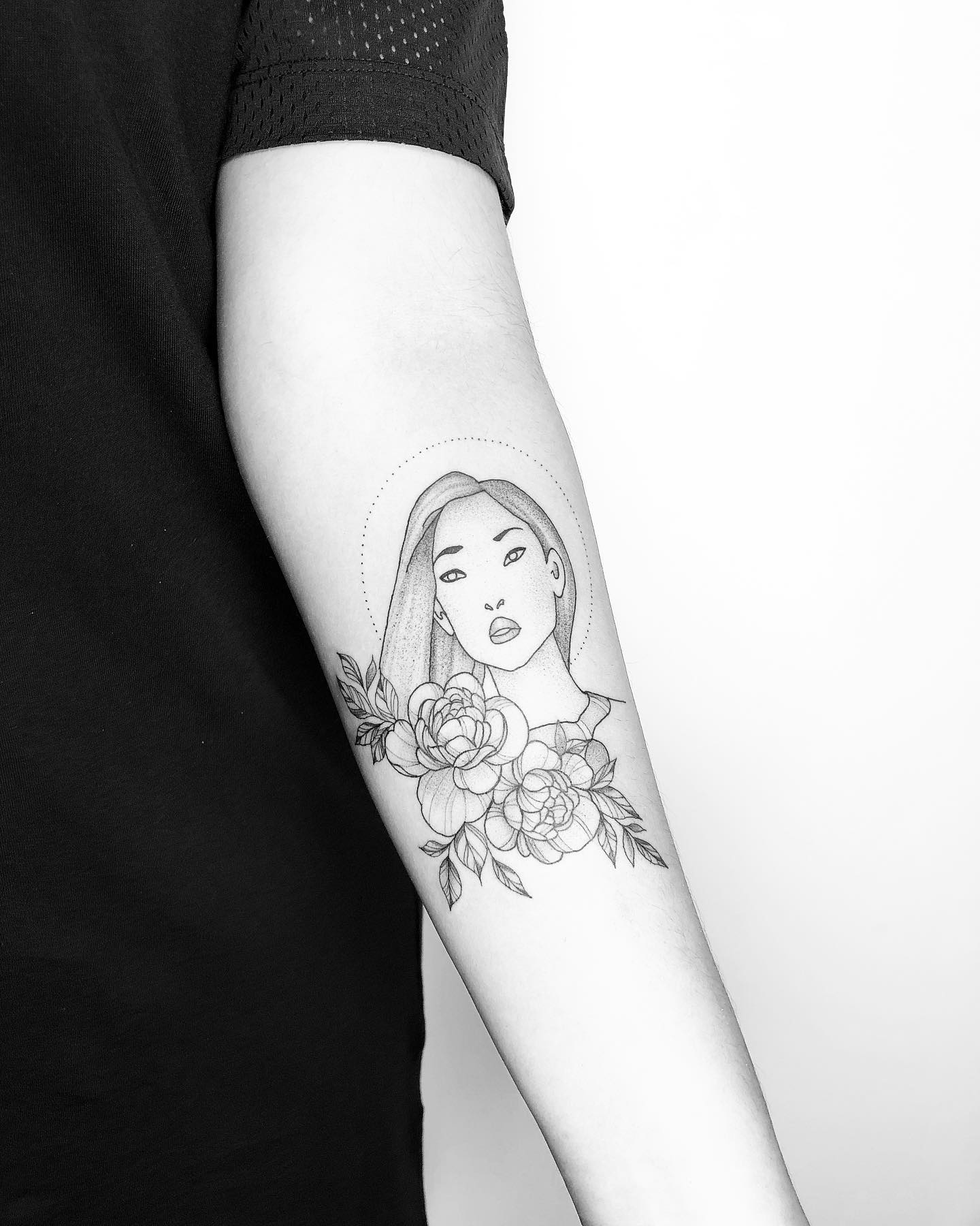 Tatouage Disney Noir Et Blanc