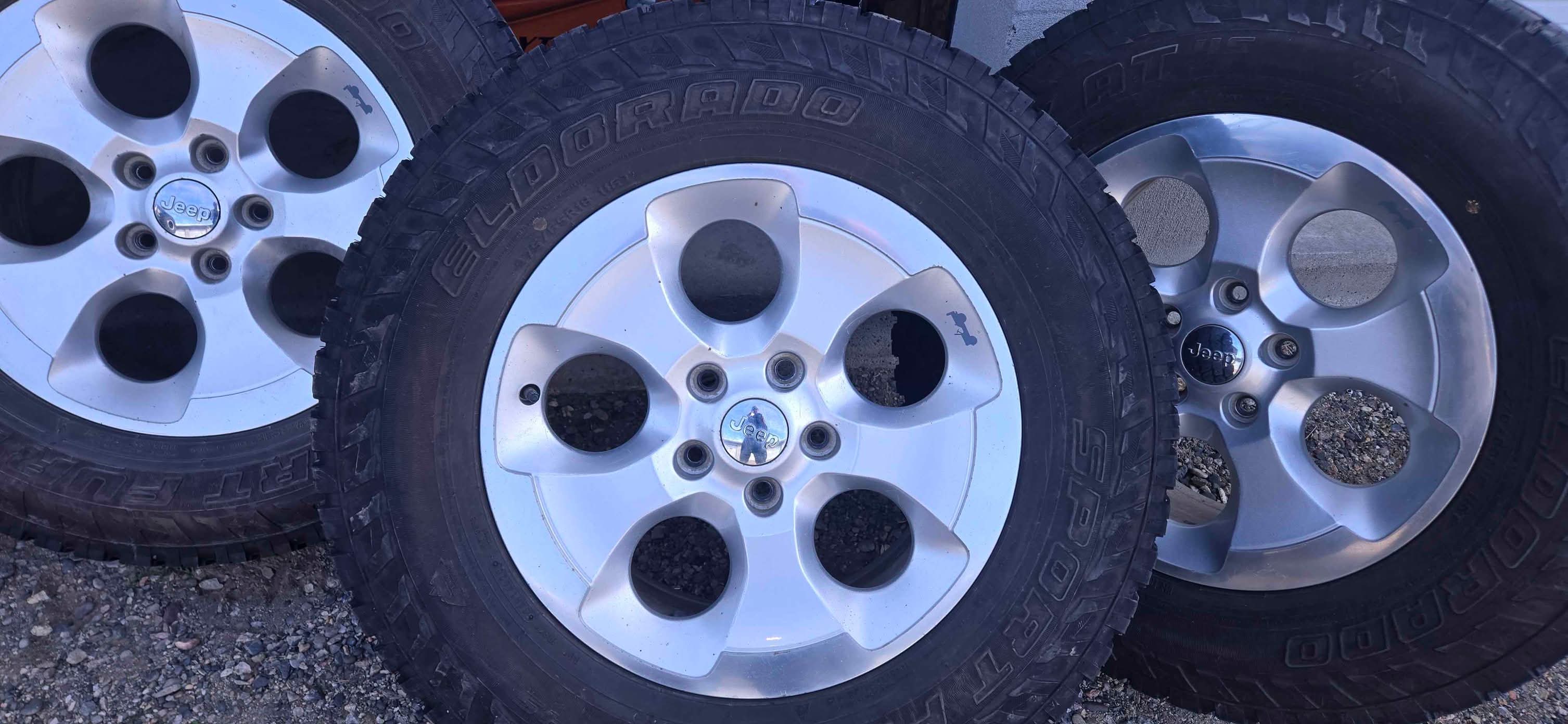 Set of rims and tires - Car Wheels, Tires & Parts - Billings, Montana ...