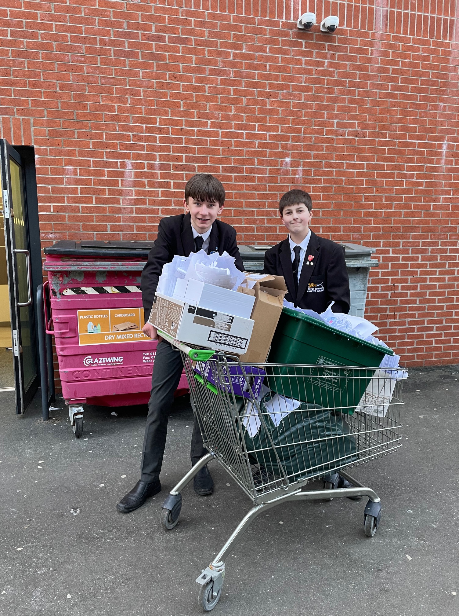 Great - Recycling 🚮♻️ Our Eco Club have been collecting recycling ...