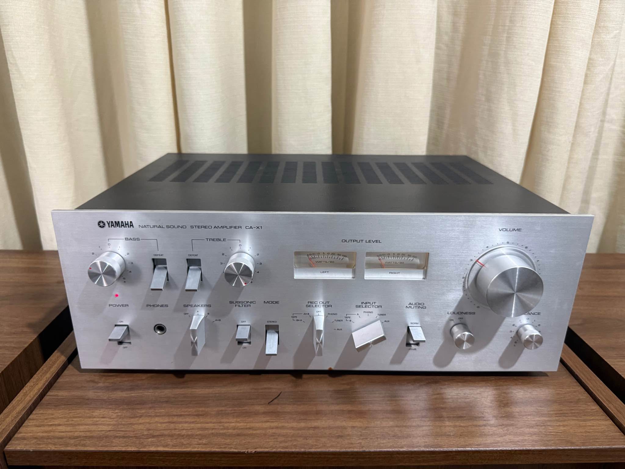 Yamaha CA-X1 Stereo Amplifier PRISTINE Condition (no scratch, no
