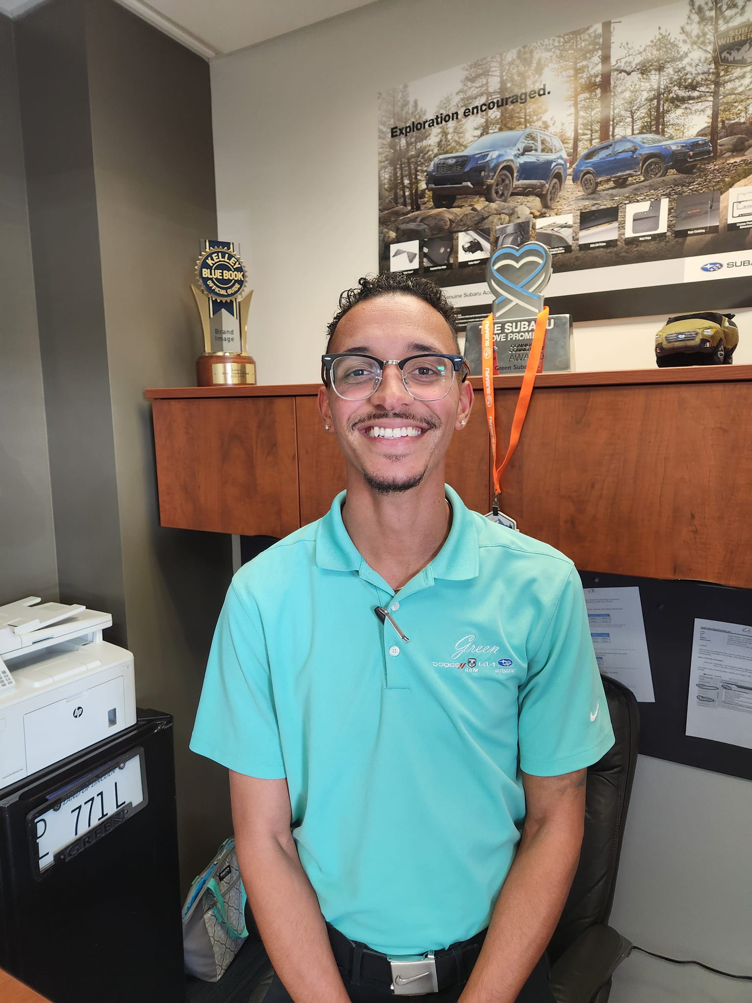 Green Subaru - Meet our people! Devin Fuchs (sounds like...