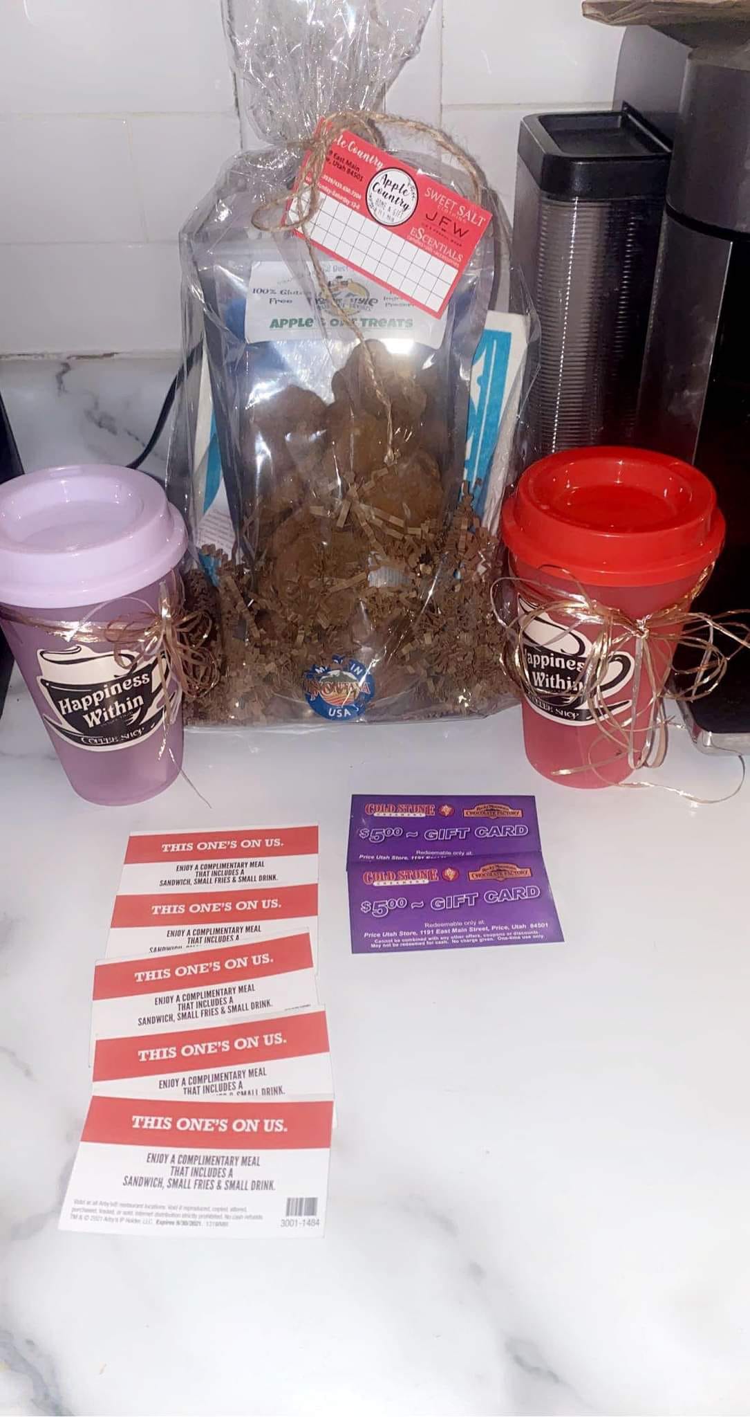 Raffle for valentines treats and drinks