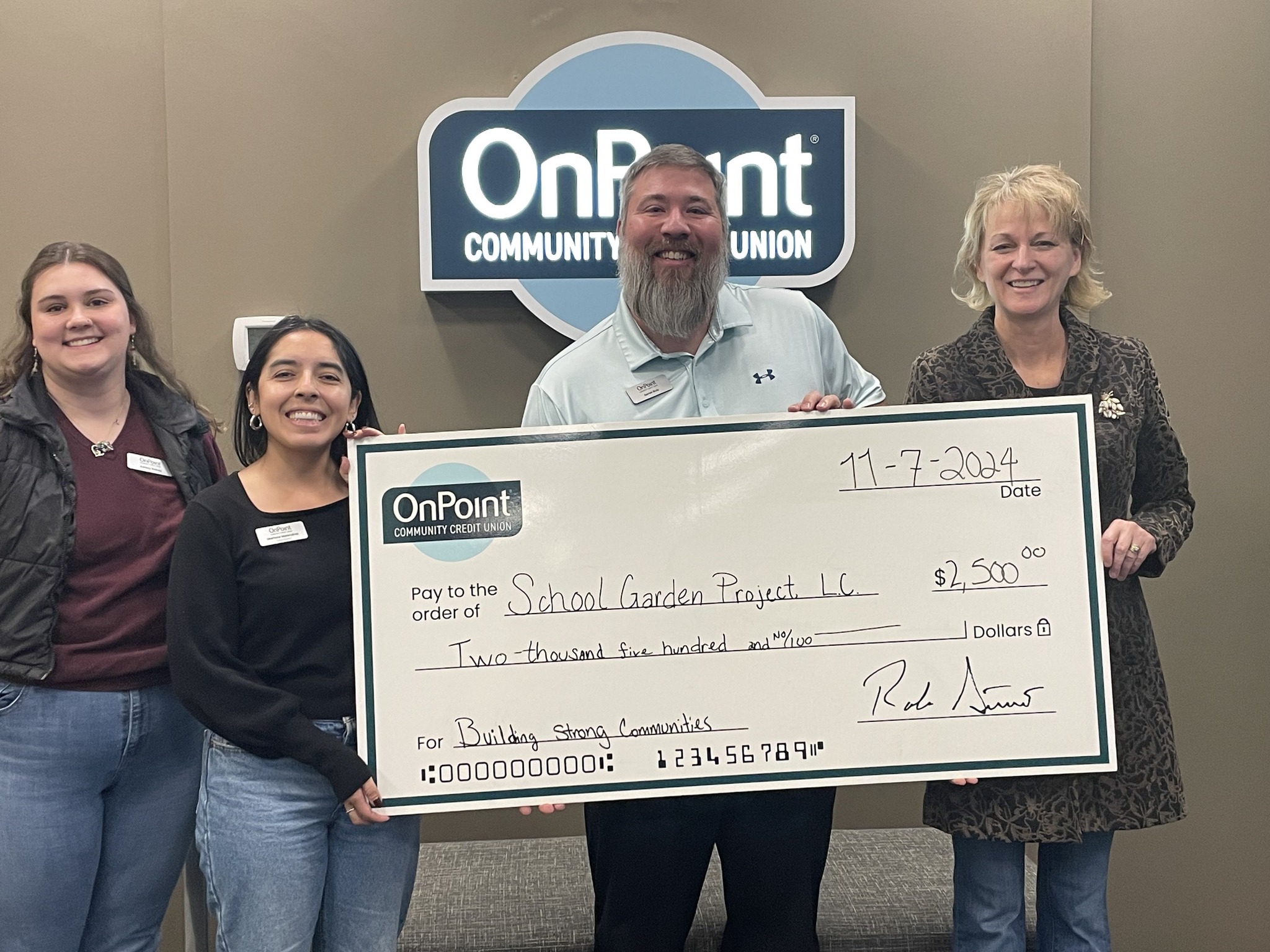 School - School Garden Project was the recipient of a $2,500 grant from ...