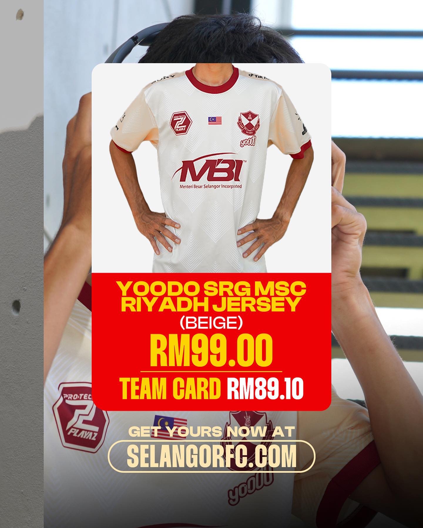 ? First look at our Yoodo SRG Mid Season Cup (MSC) Riyadh jersey 
