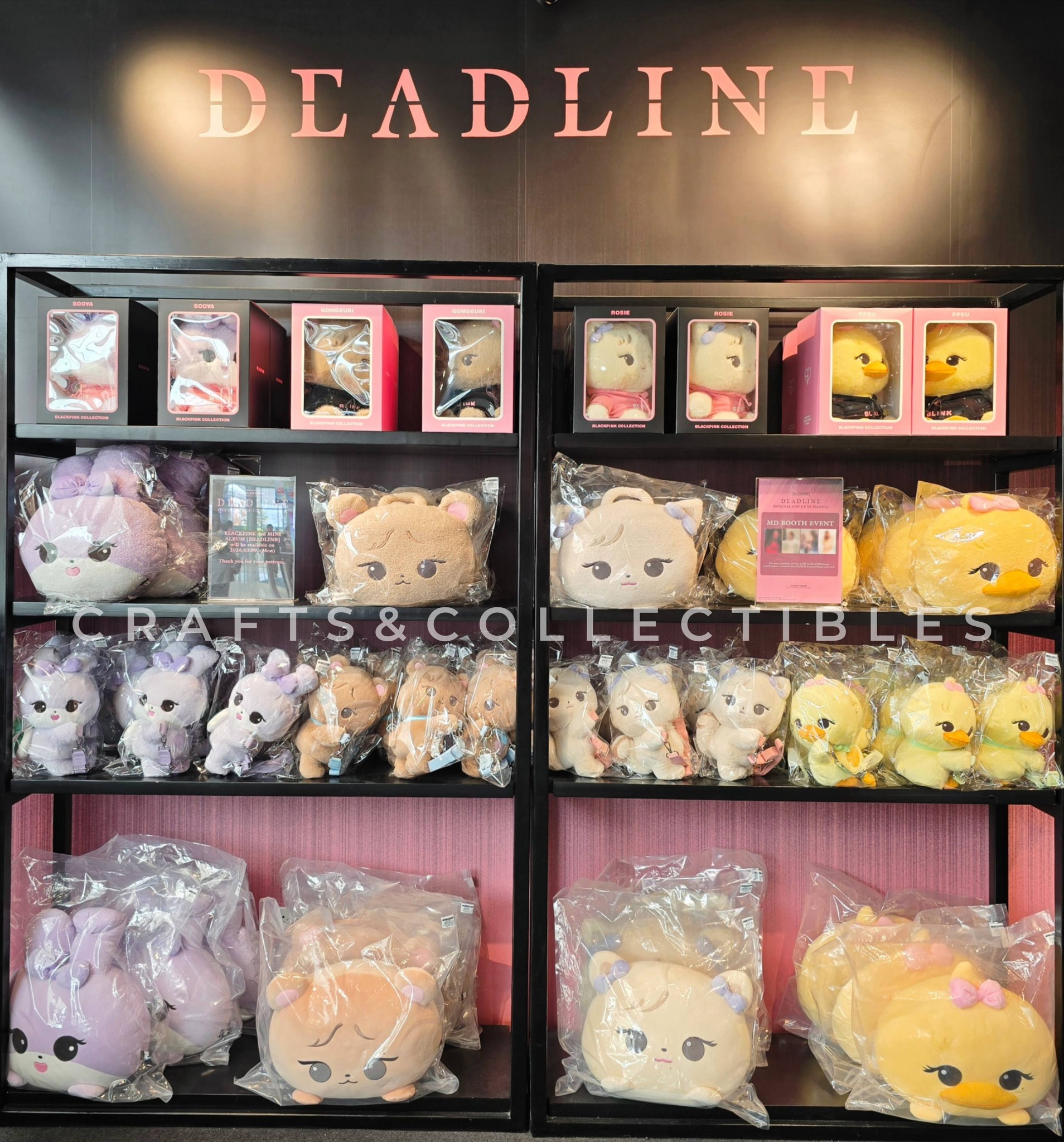 wts lfb BLACKPINK Deadline Characters Sooya, Gomdeuki, Rosie, Ppeu