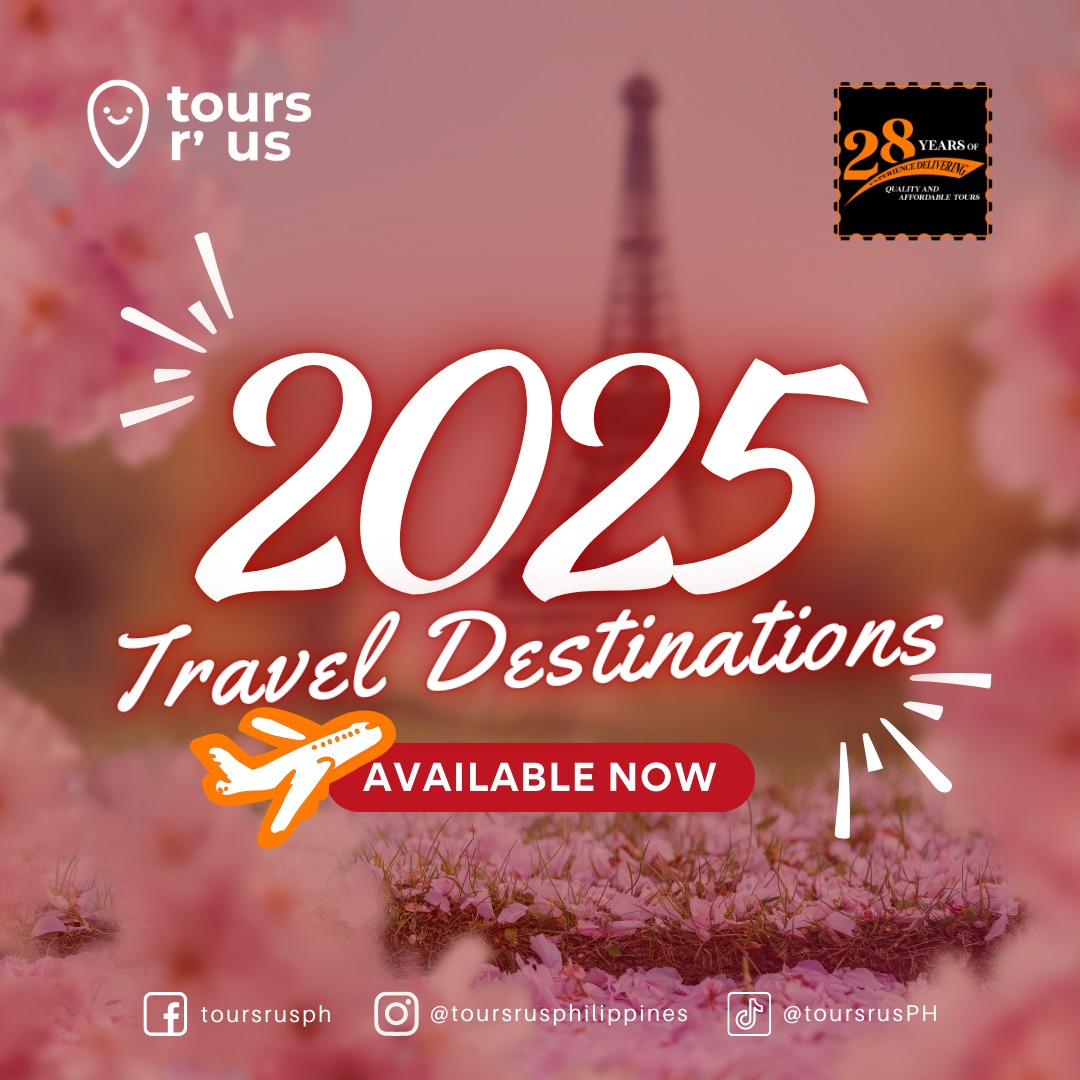Tours R' Us - 2025 TOUR PACKAGES AVAILABLE NOW Check... | Facebook