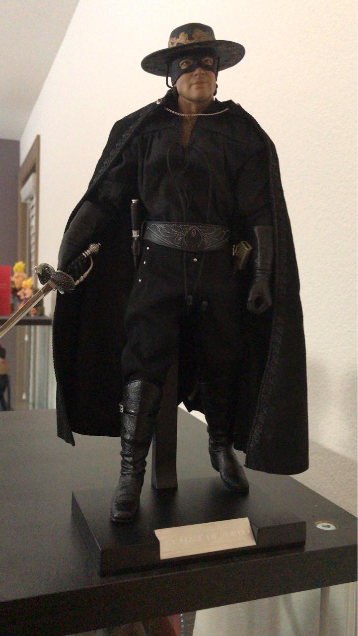 Complete Gabriel Zorro the animated figure set loose. One of my