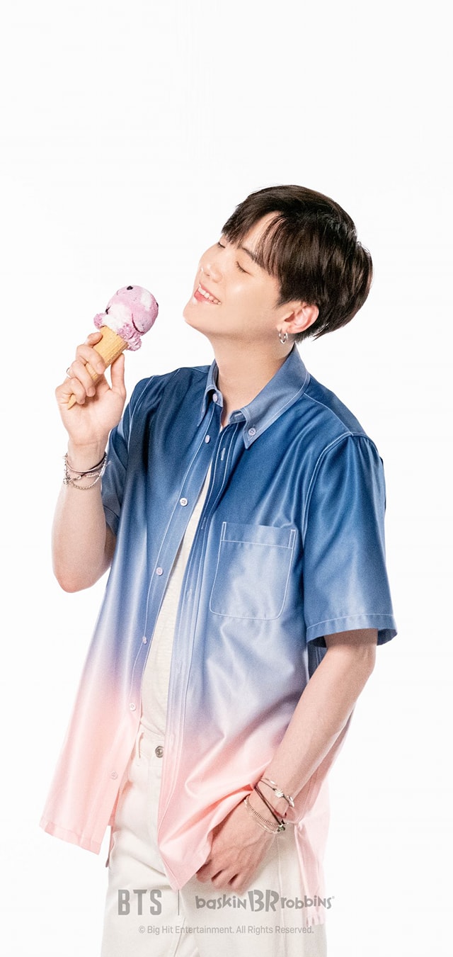 BTS x Baskin Robbins #SUGA 😍💜