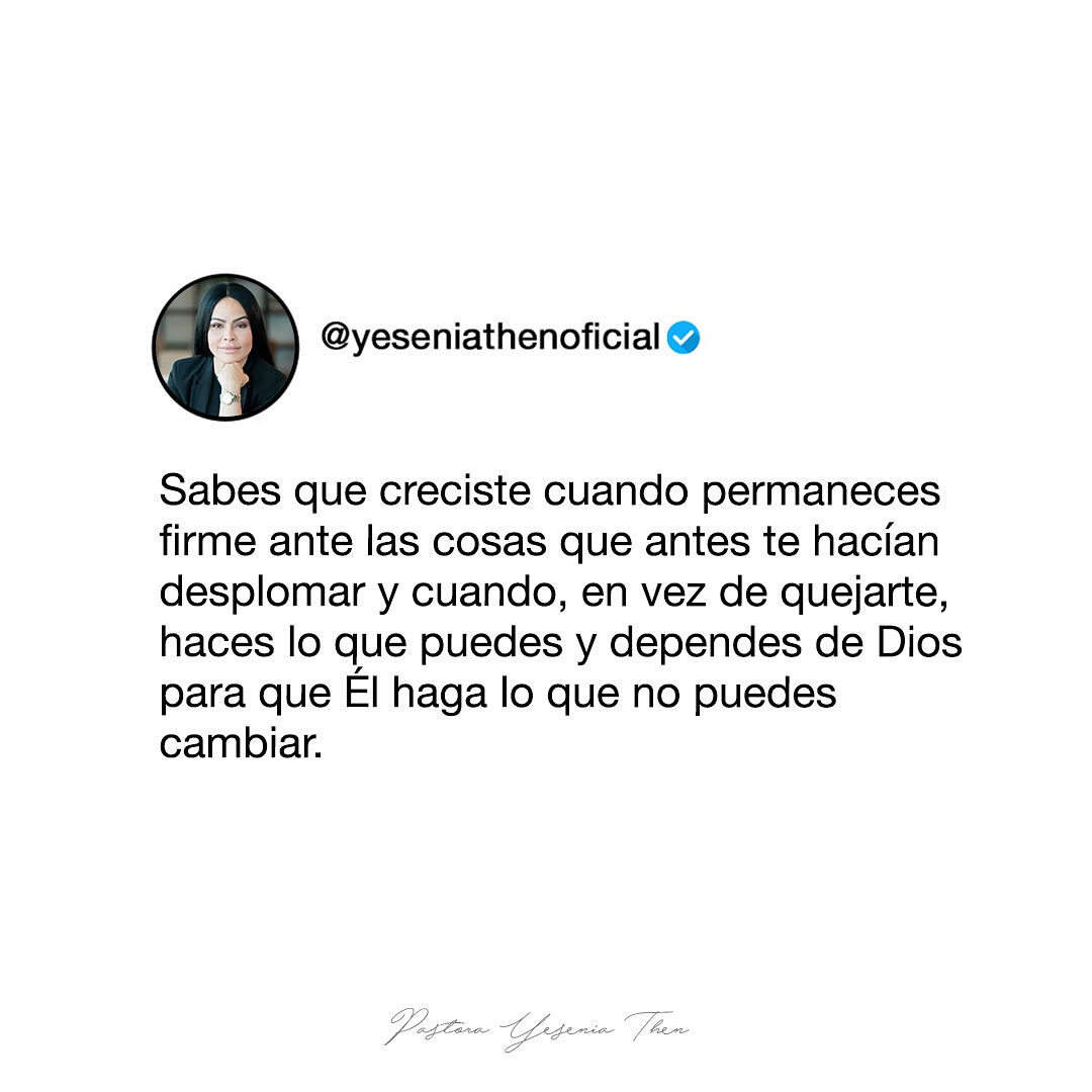 “Cuando yo era niño, hablaba como... - Pastora Yesenia Then | Facebook