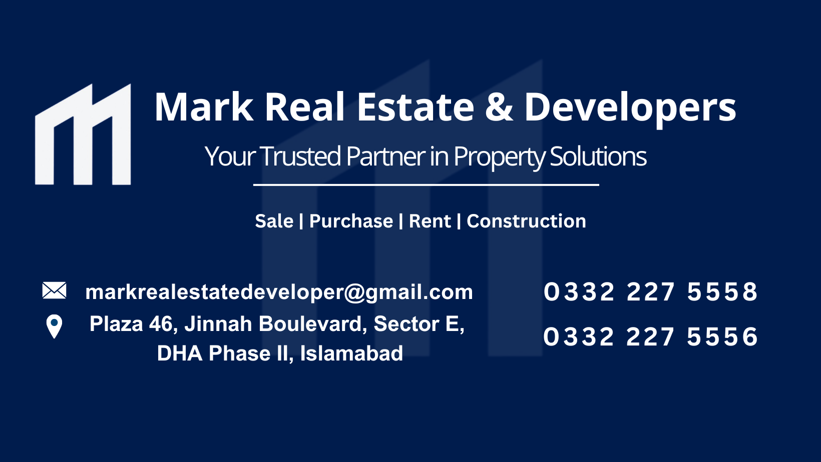 Mark Real Estate & Developers | Islamabad