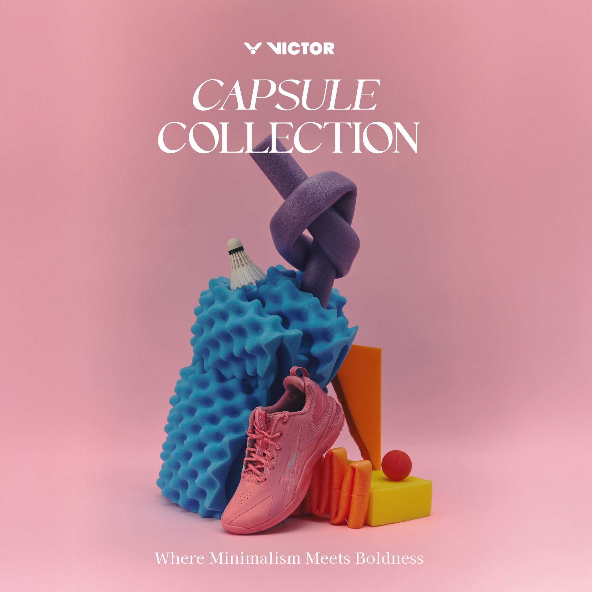 Bold and cozy. Add a splash of color to your badminton gear with