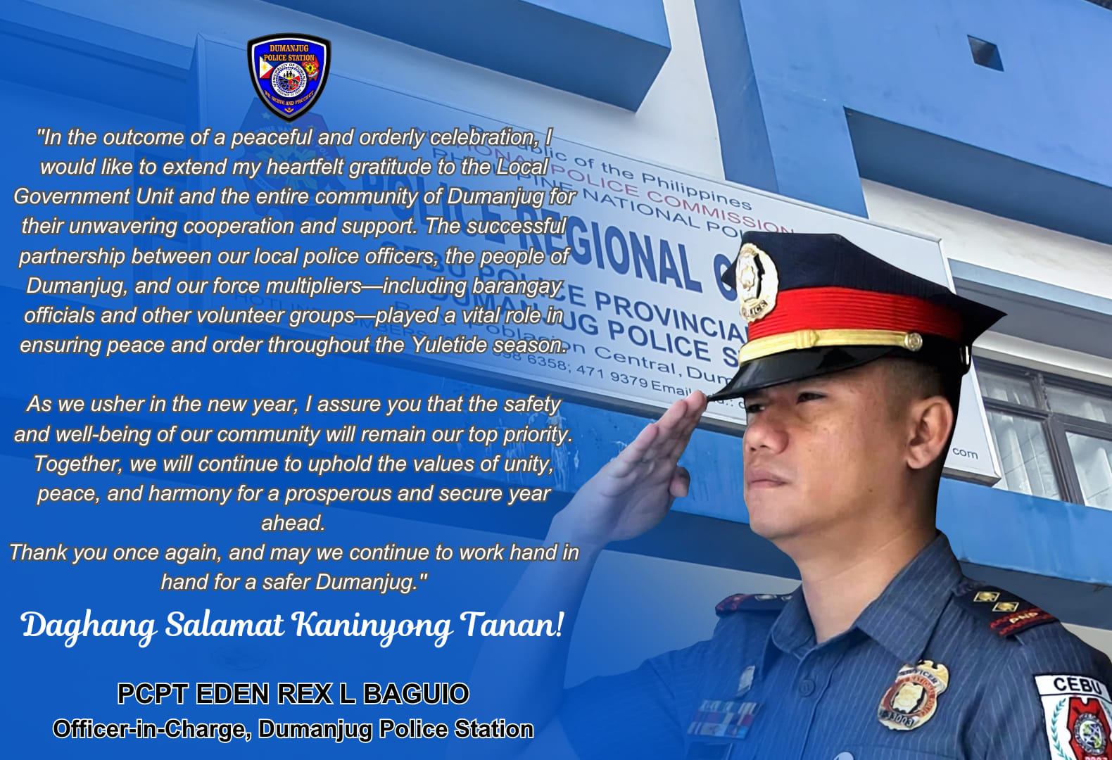 Dumanjug Police... - Dumanjug Police Station, Cebu PPO, PRO7