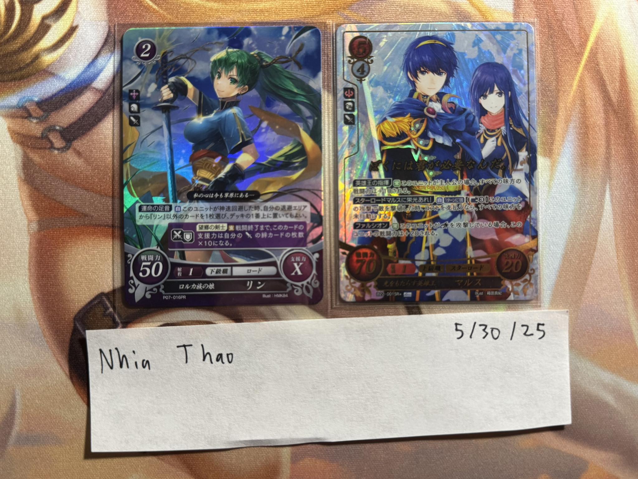 Lucina B04-063SR(+) Fire Emblem 0 Cipher Sign Card It's