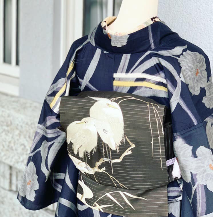 ちちぶ銘仙館ギャラリーで開催中の《涼しさを装う夏銘仙 展》 から