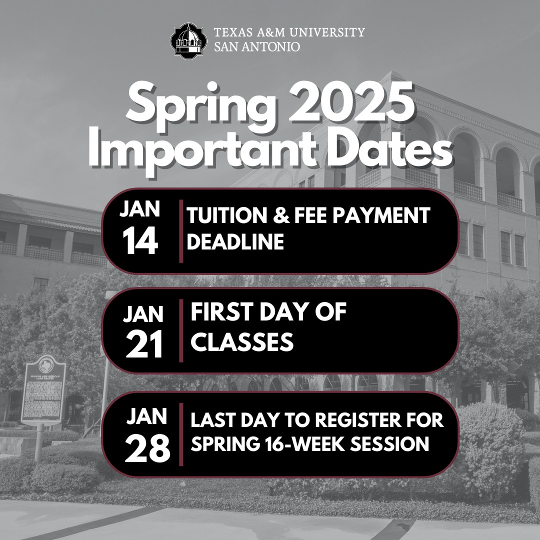 As the Spring semester... - Texas A&M University-San Antonio | Facebook