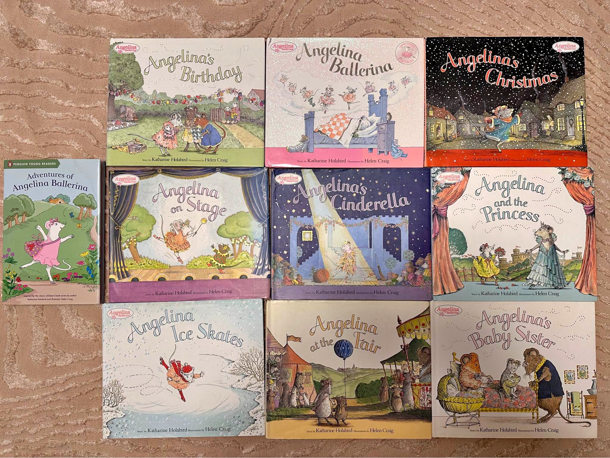 Angelina Ballerina 10 Books Box Set Angelina Ballerina Book Set of