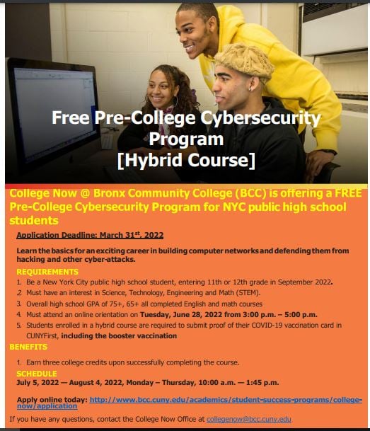 College Now Program Bronx Community College | New York NY