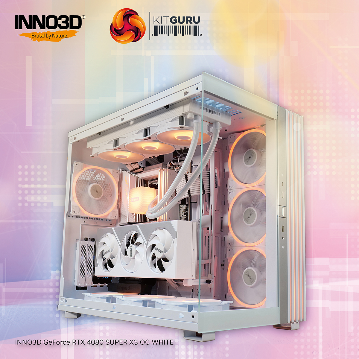 INNO3D - Our RTX 4080 SUPER X3 OC WHITE is featured in the build 