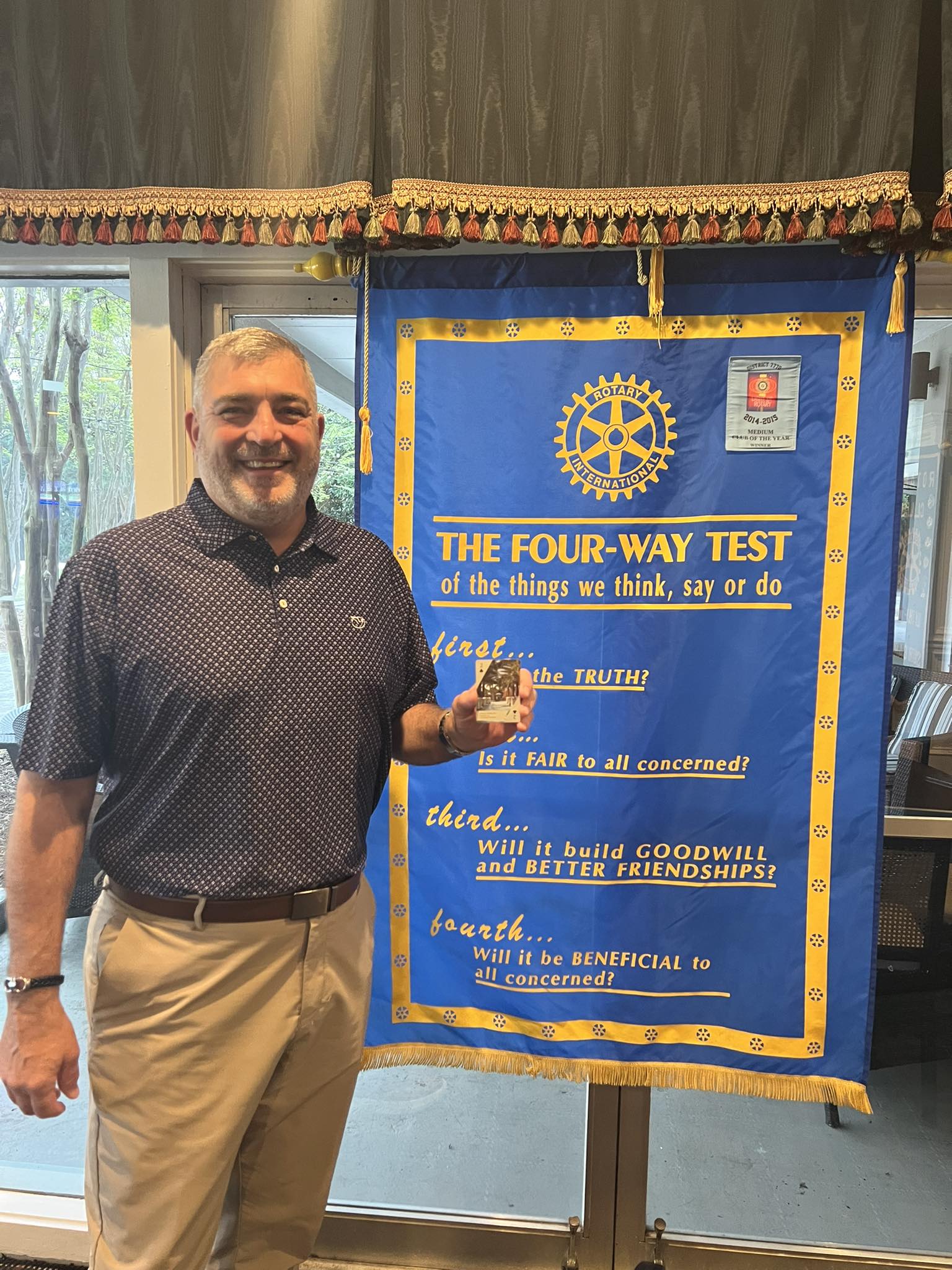 Blythewood - Congratulations to fellow Rotarian Mike Conley, who ...